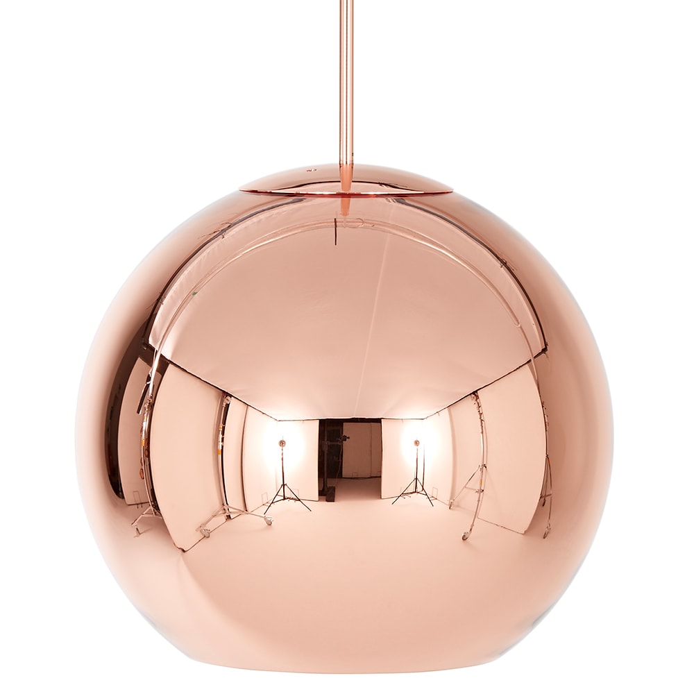 Tom Dixon Copper ROUND PENDANT lamp One Two modern lighting factory
