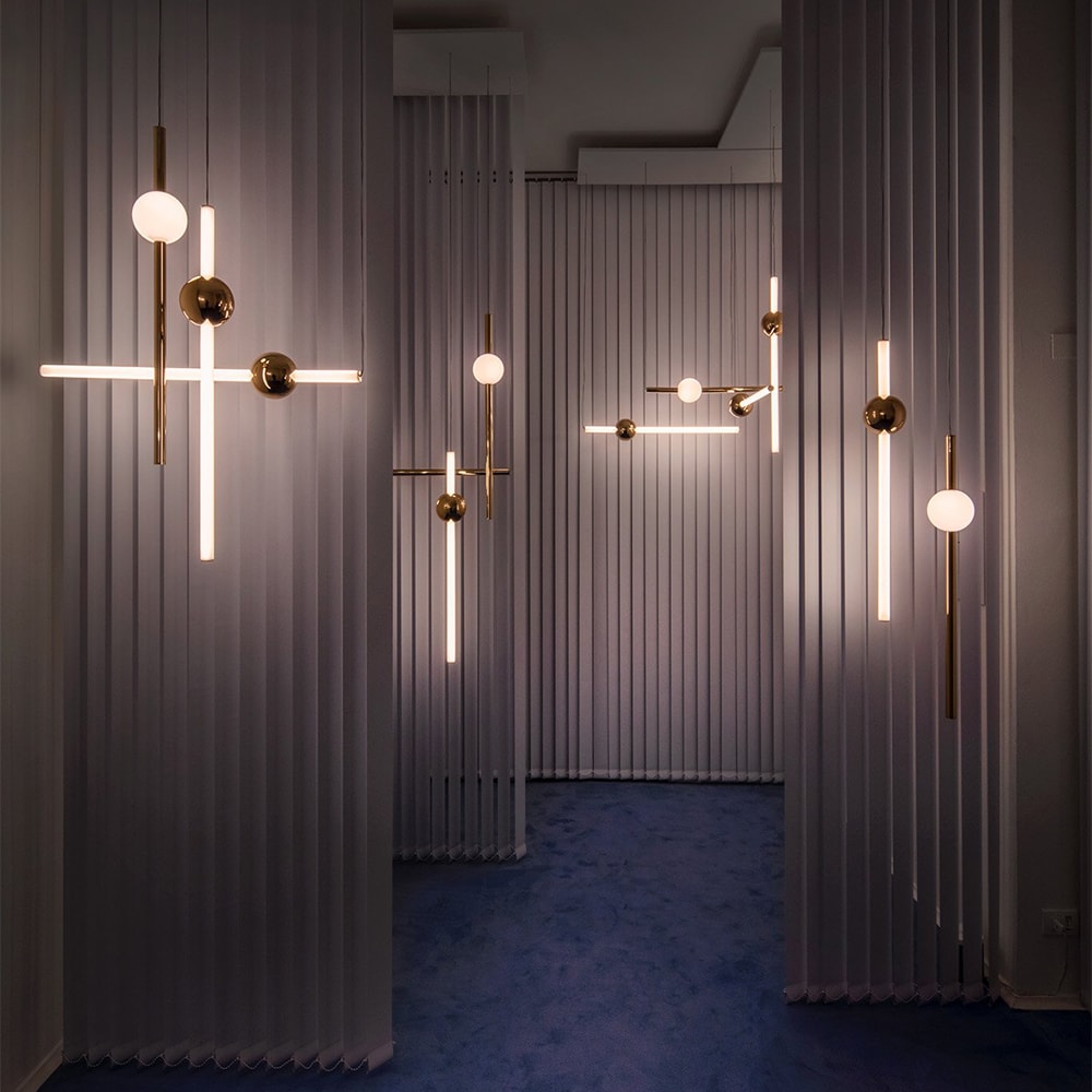 LEE BROOM ORION TUBE pendant Lighting One Two modern lighting factory