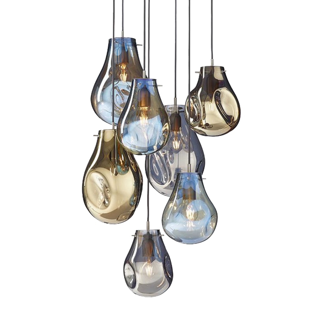 Bomma soap Blue Pendant lamp One Two modern lighting factory
